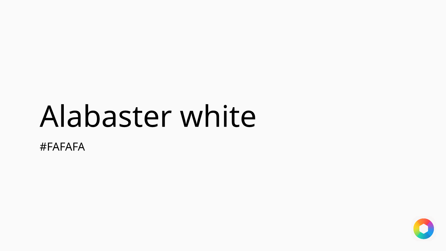 Alabaster white