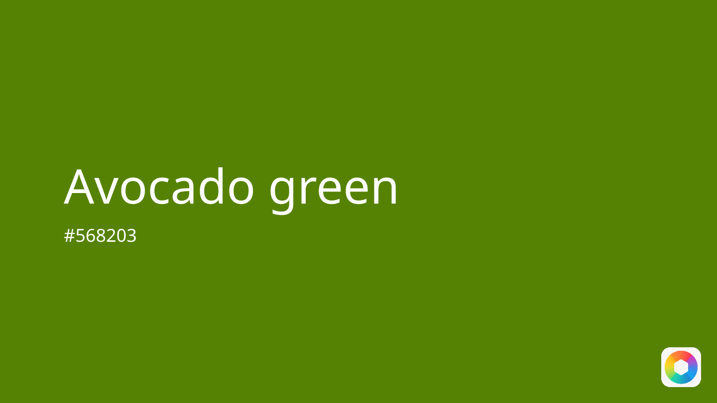 Avocado green