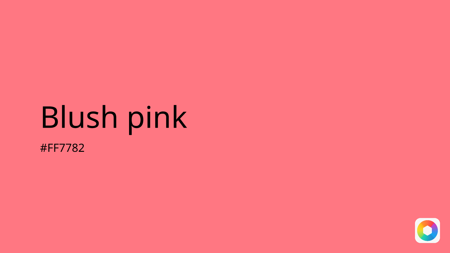 Blush pink