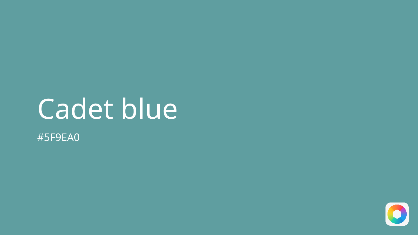 Cadet blue