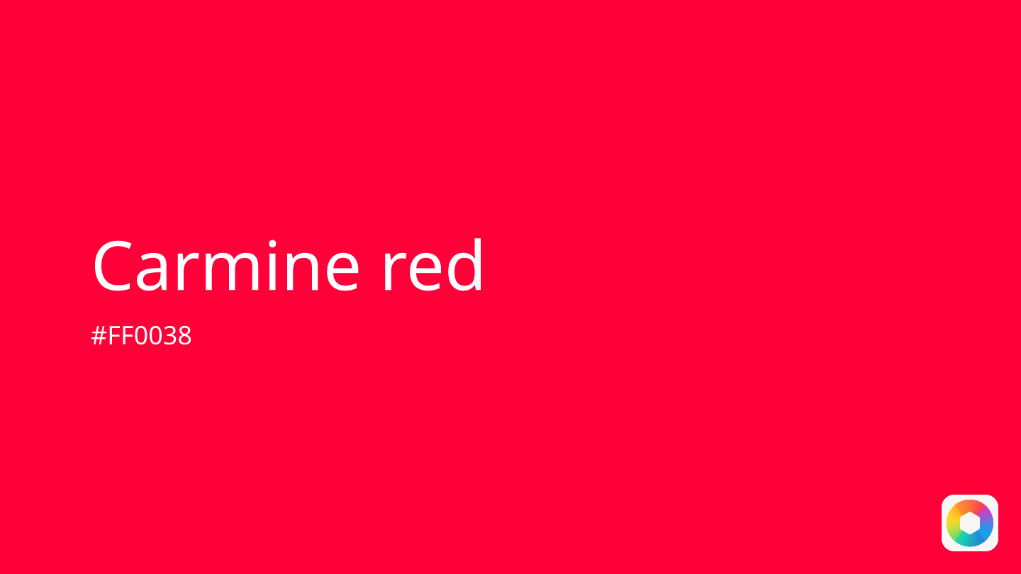 Carmine red