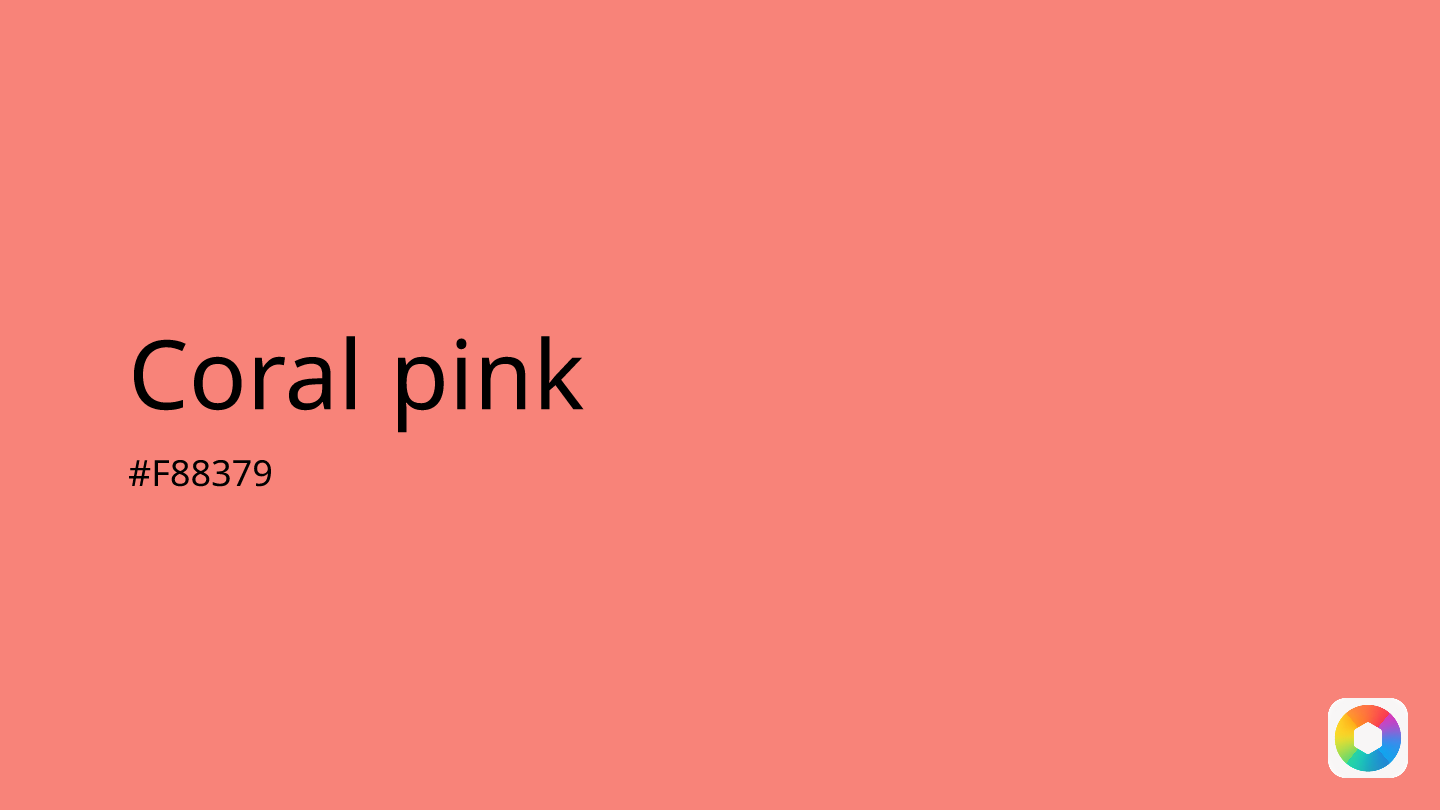Coral pink