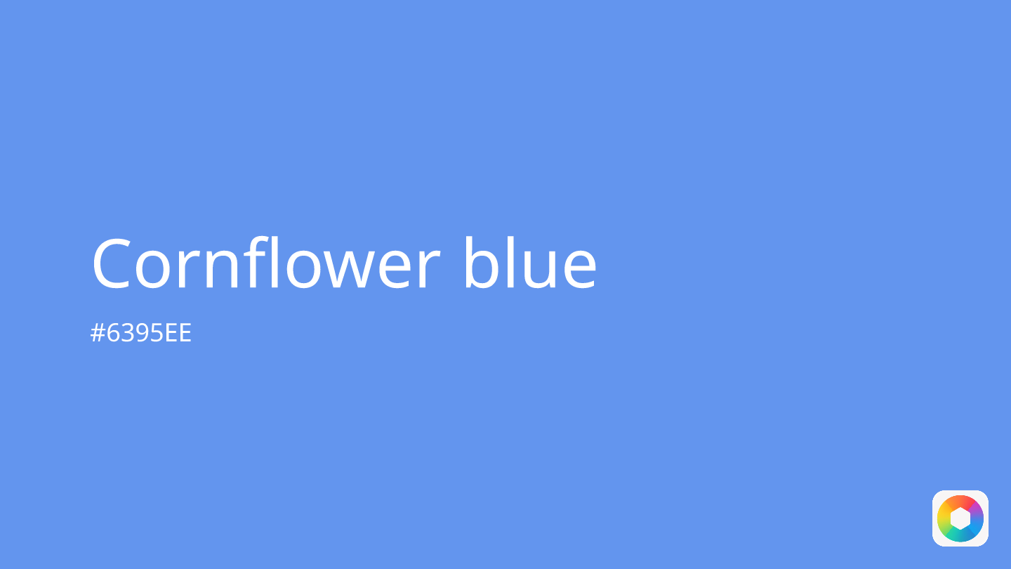 Cornflower blue