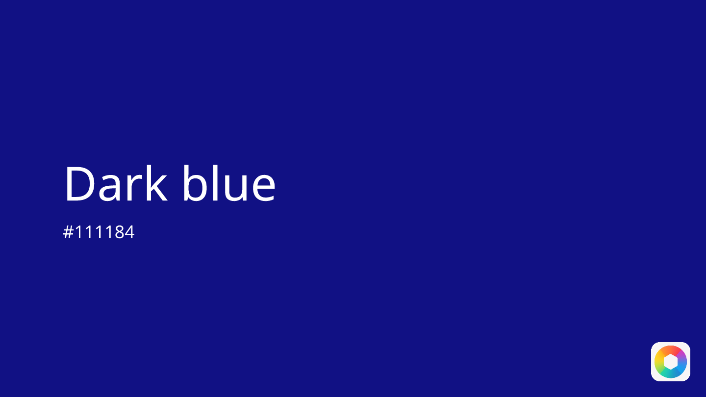 Dark blue