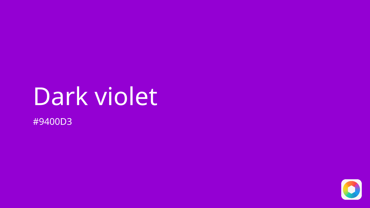 Dark violet
