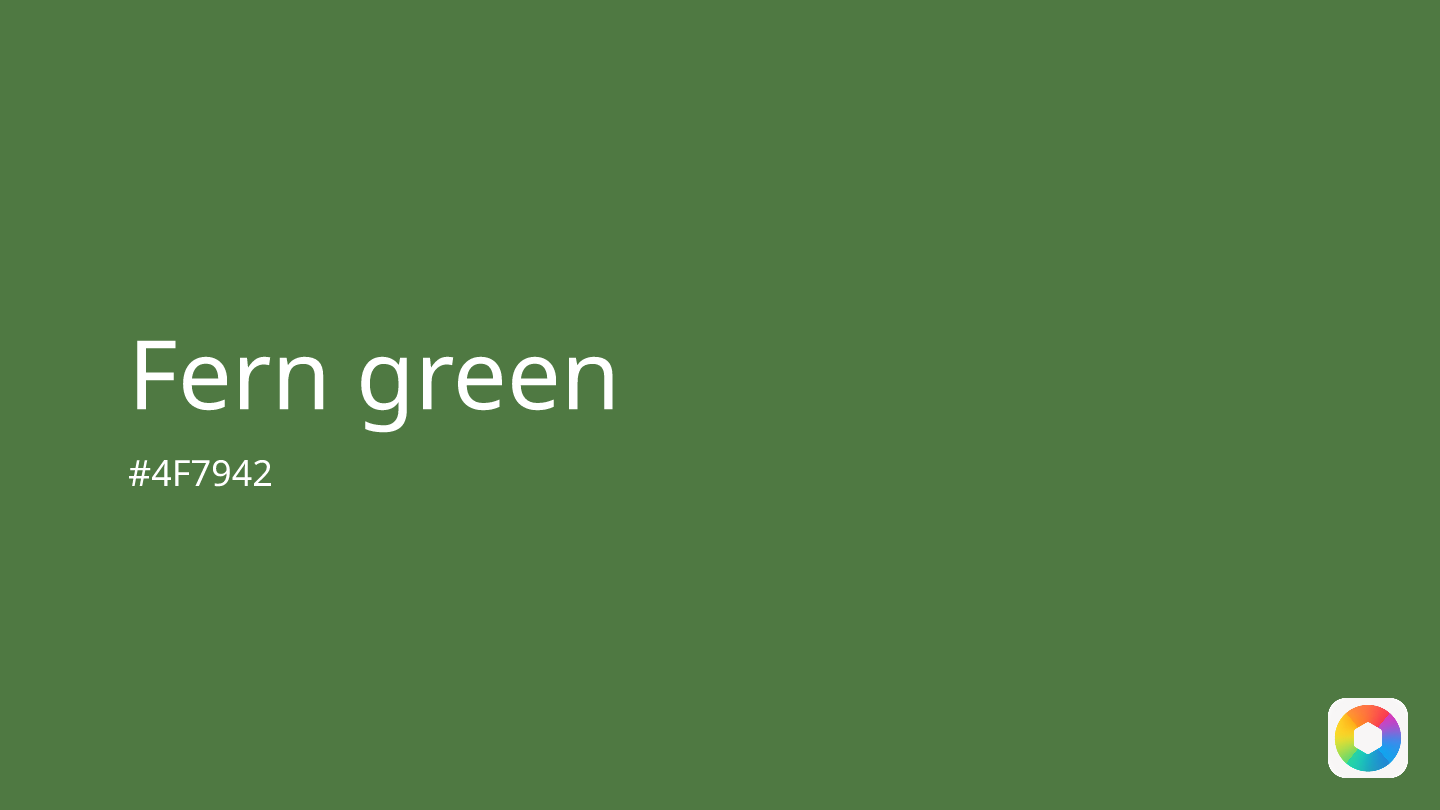 Fern green