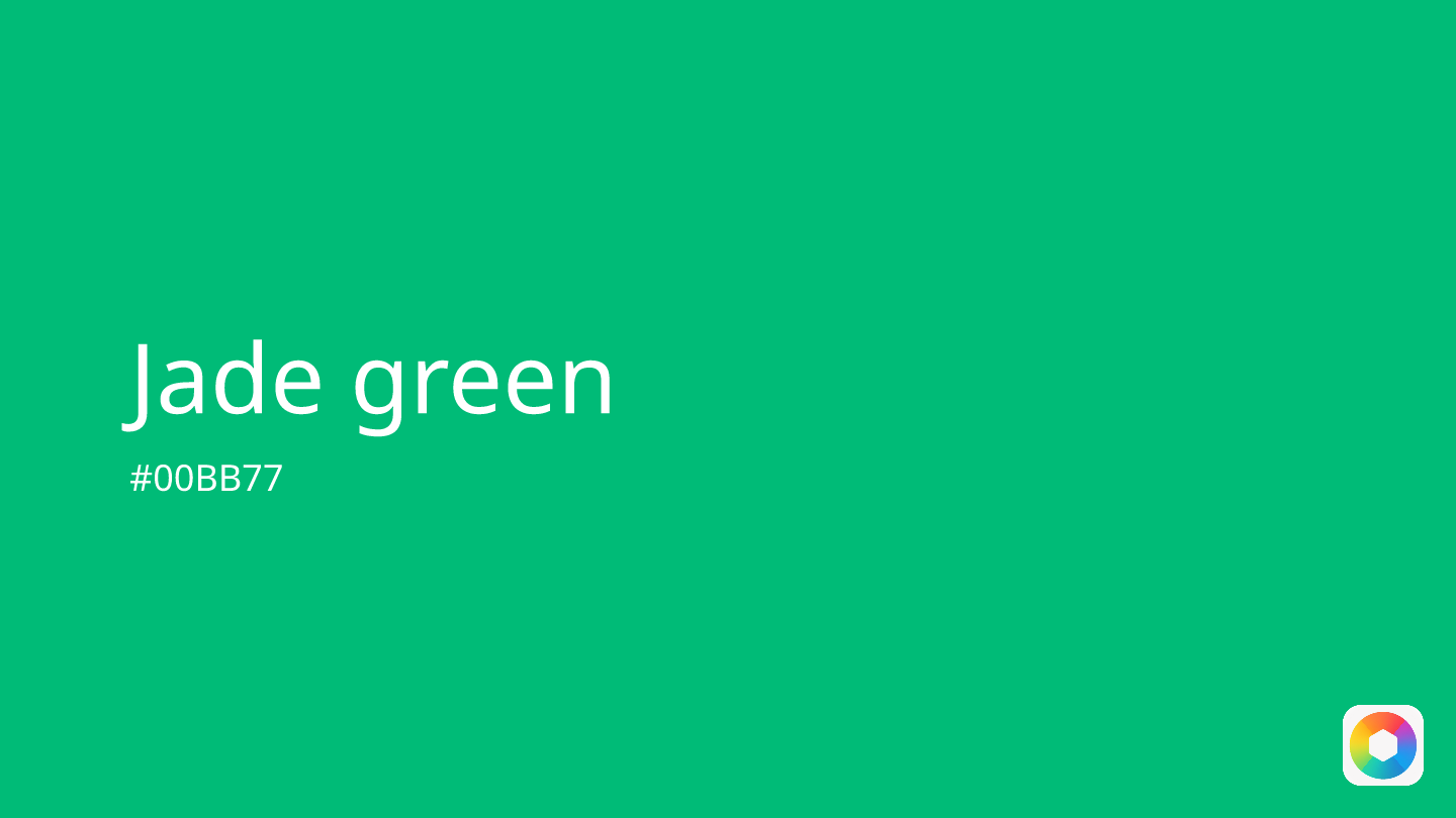 Jade green