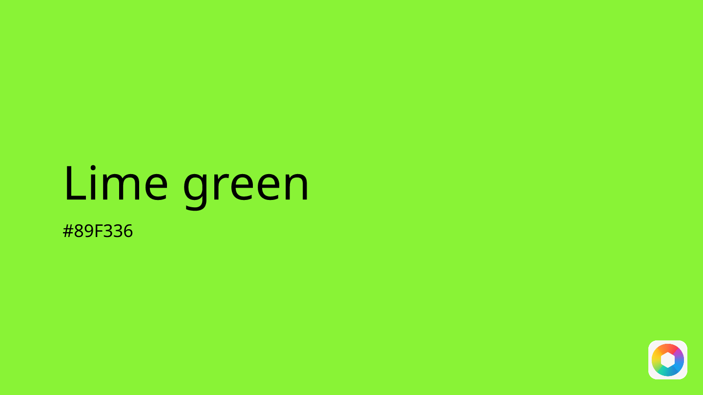 Lime green