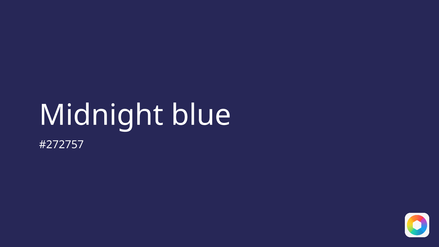 Midnight blue