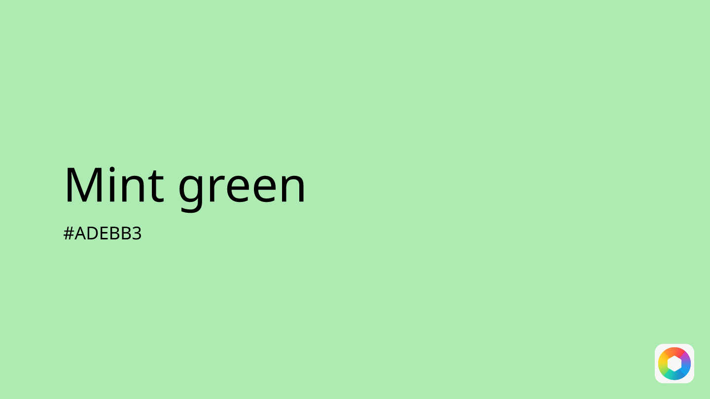 Mint green