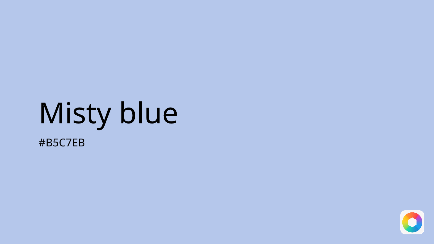 Misty blue