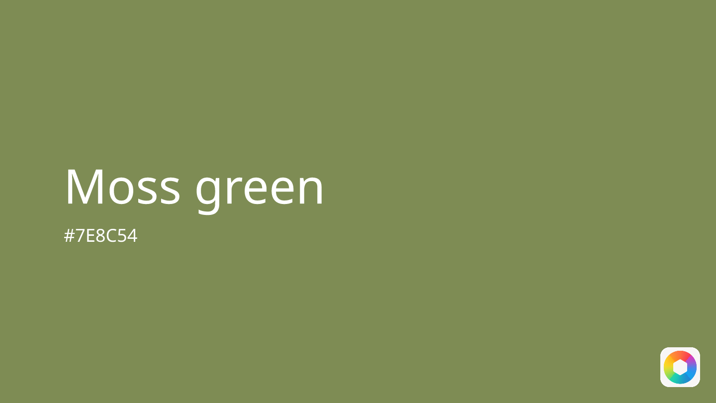 Moss green