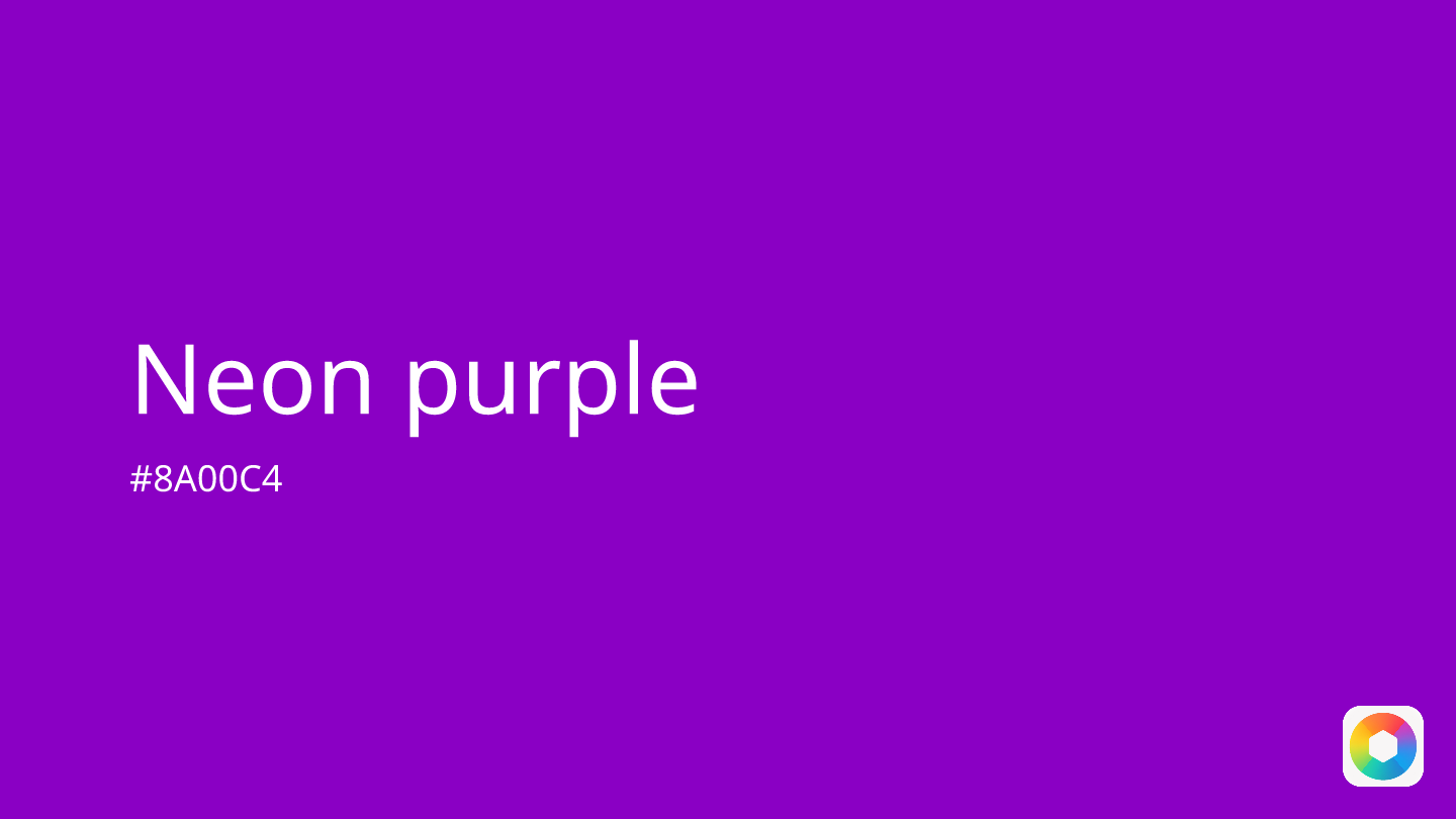 Neon purple