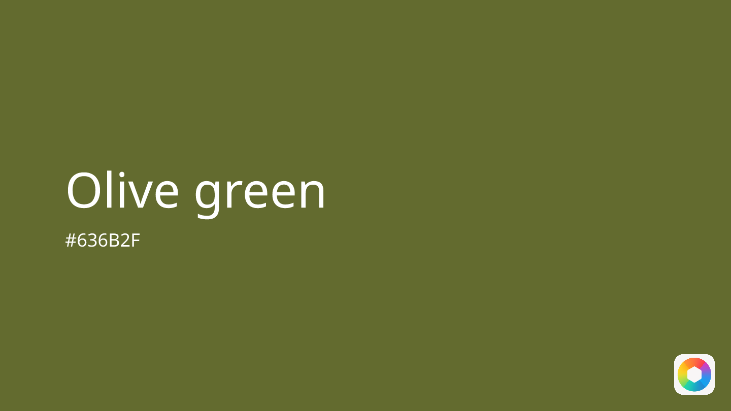 Olive green