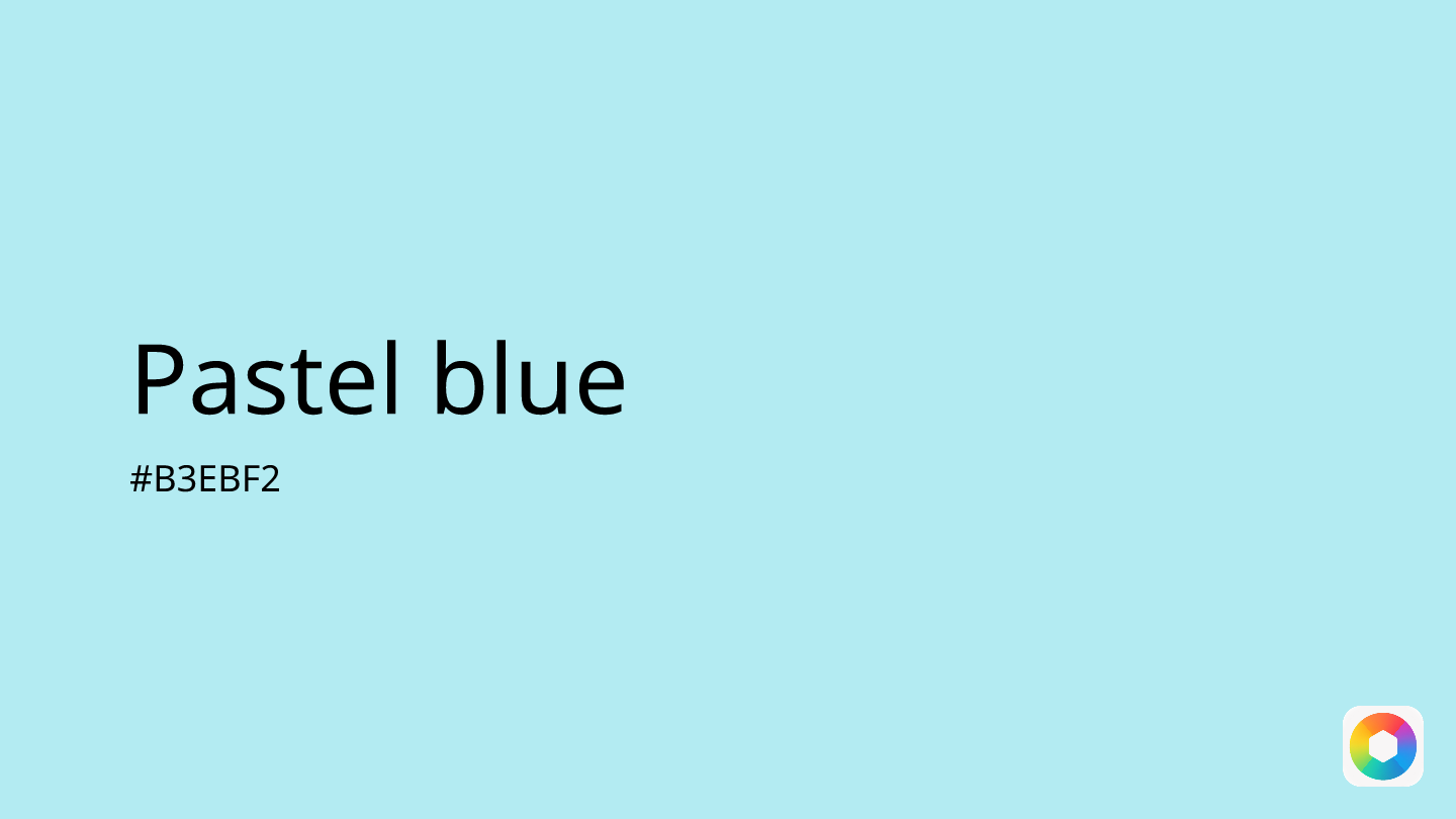 Pastel blue