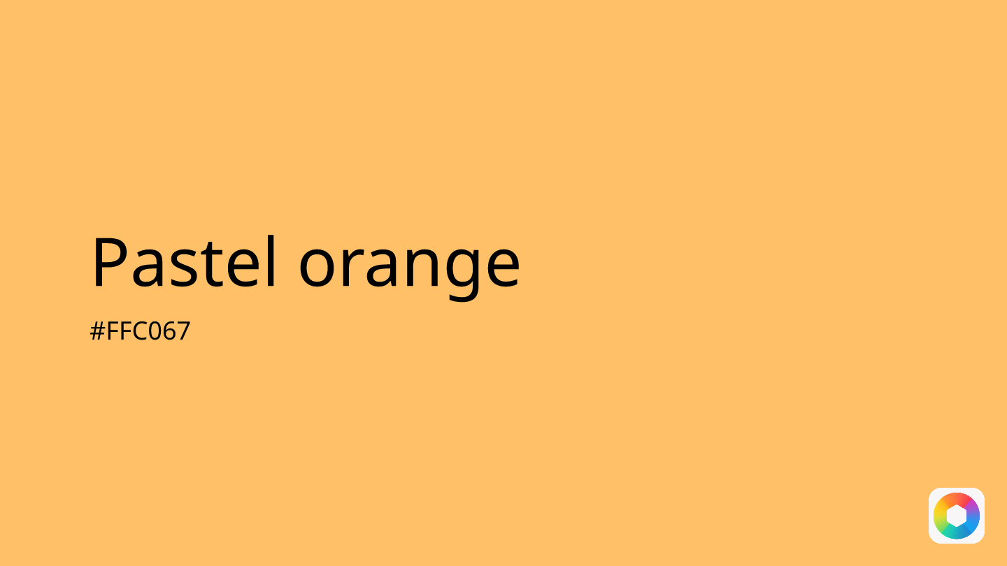 Pastel orange