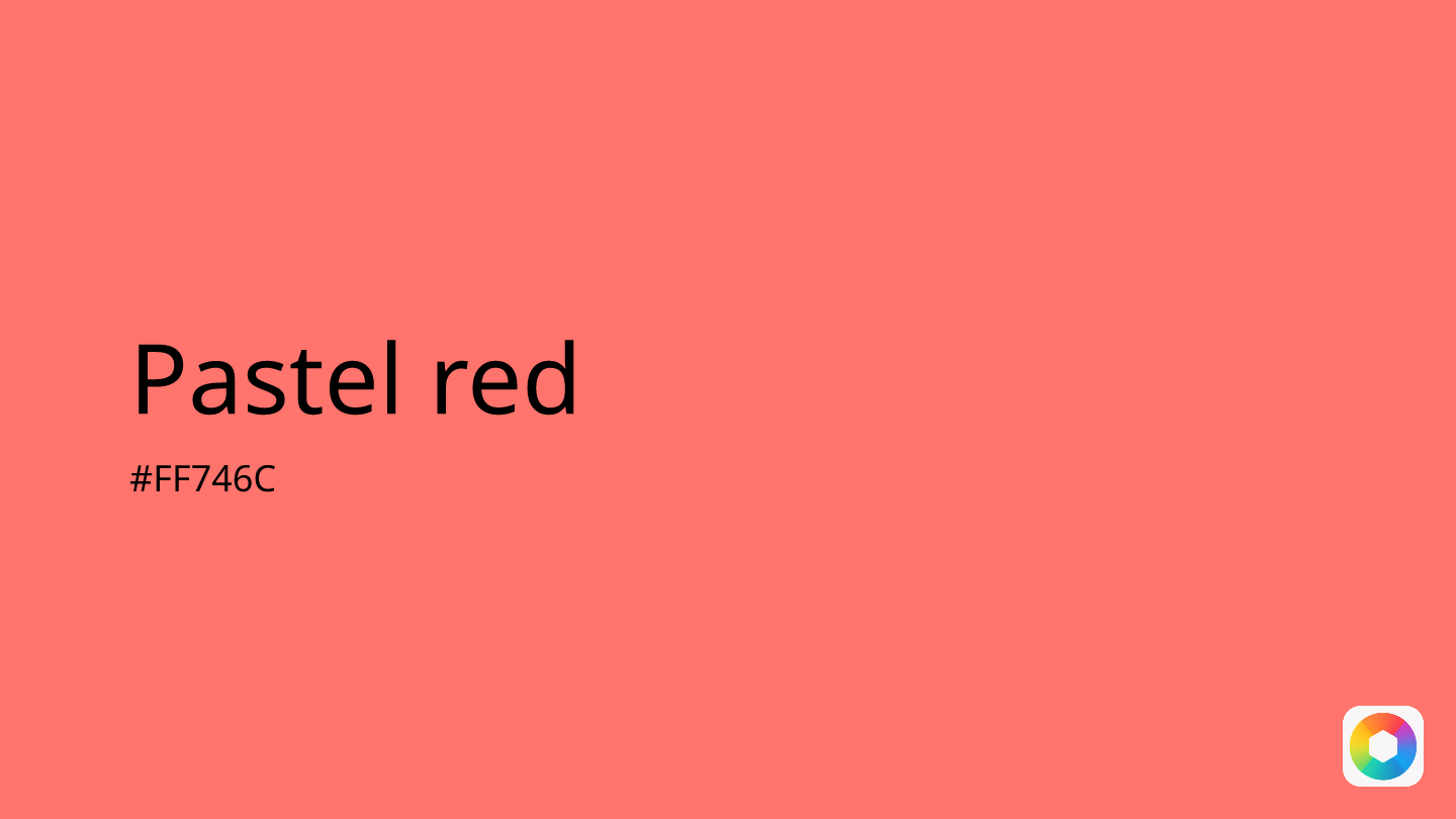 Pastel red