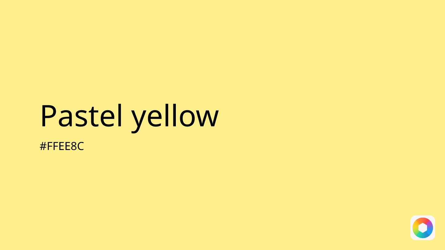 Pastel yellow
