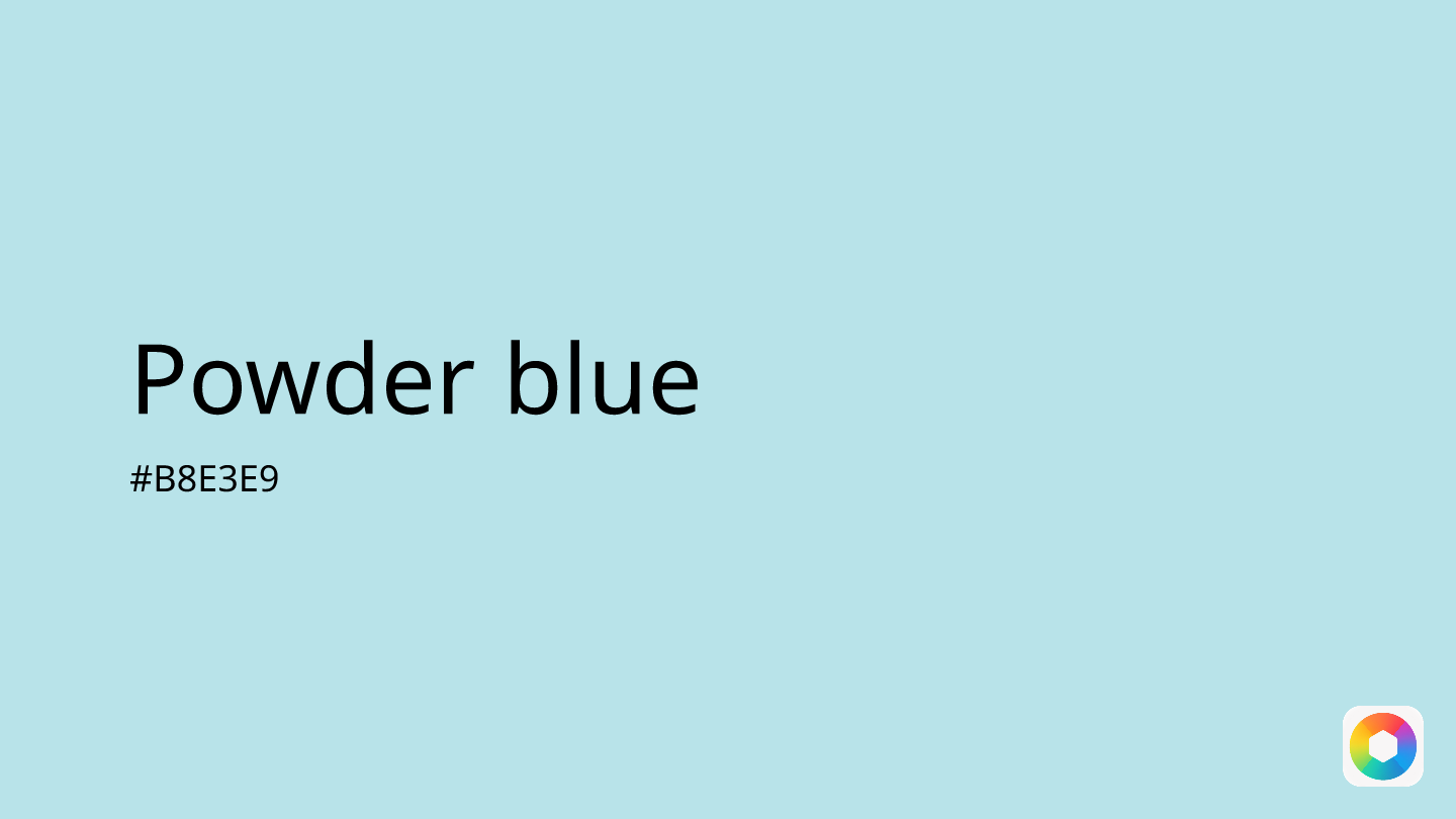 Powder blue