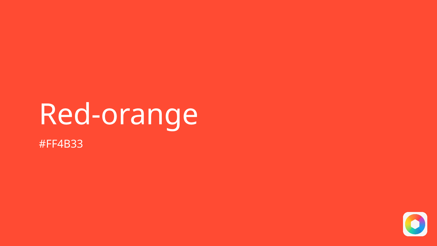 Red-orange