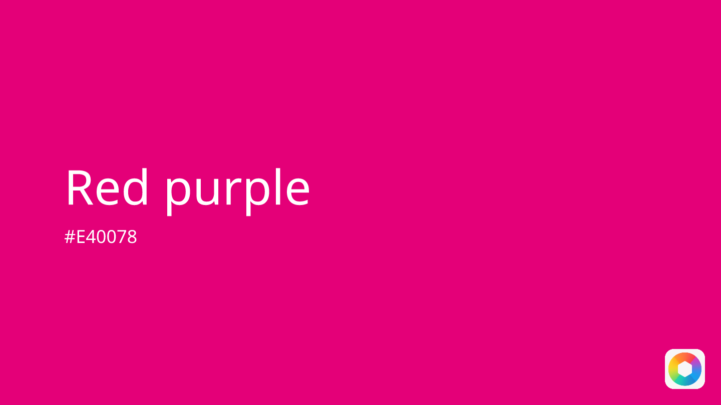 Red purple