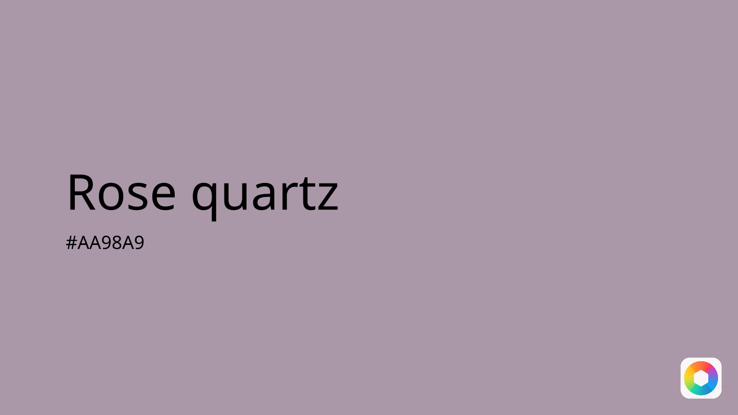 Rose quartz