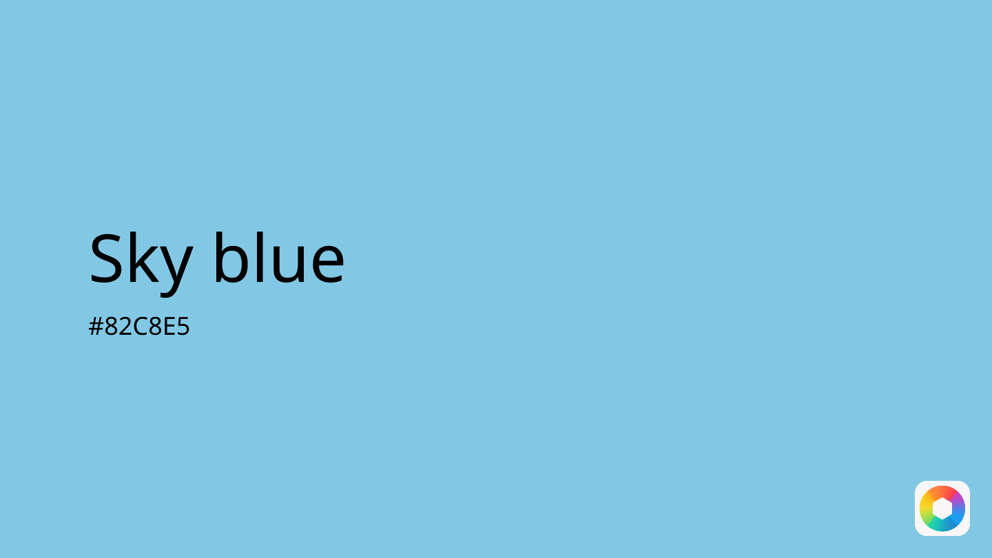 Sky blue