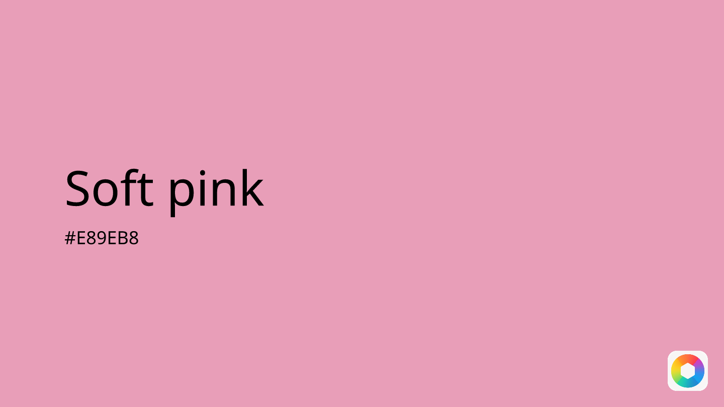 Soft pink