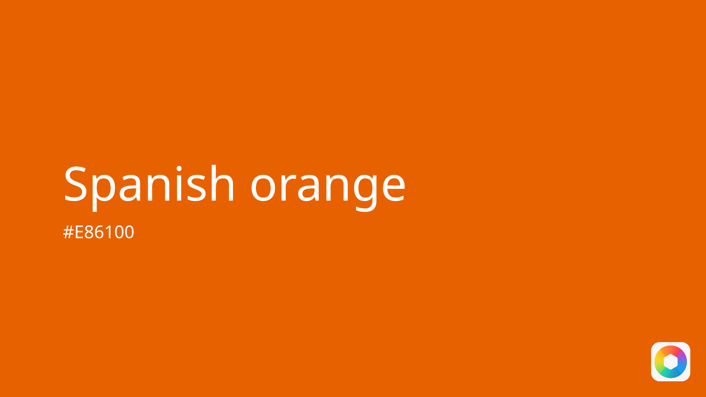 Spanish orange