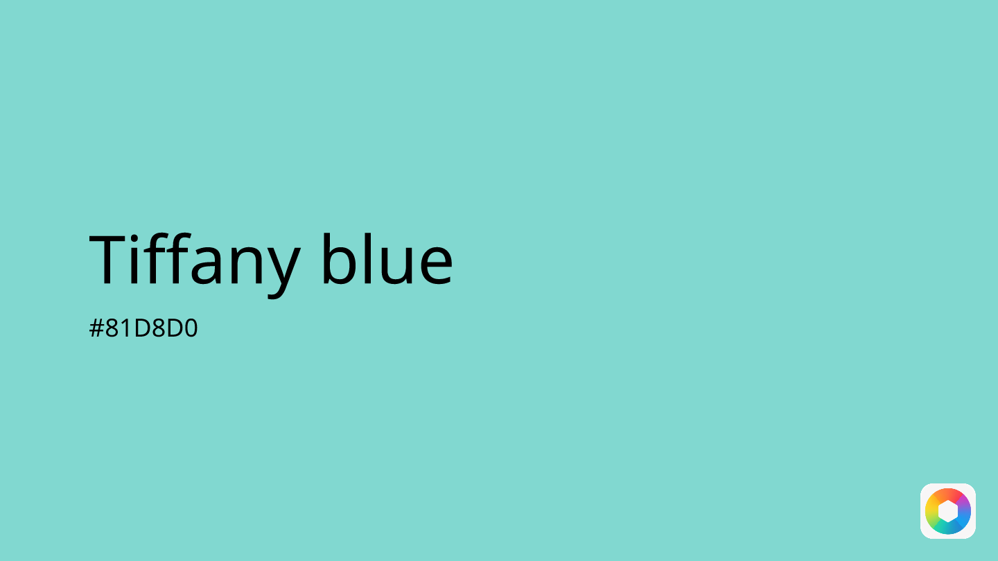 Tiffany blue