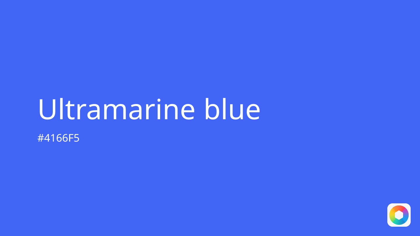 Ultramarine blue
