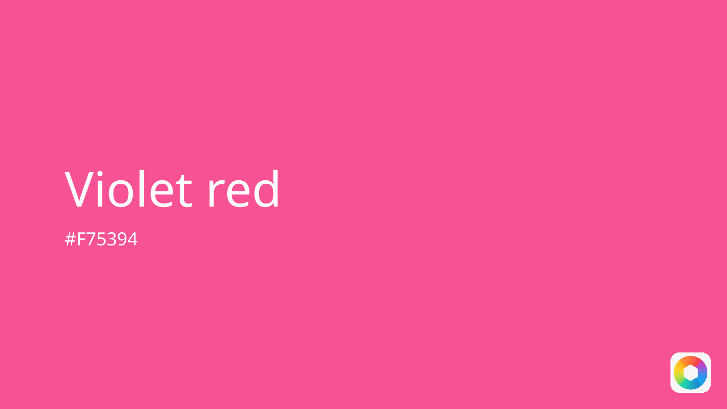 Violet red
